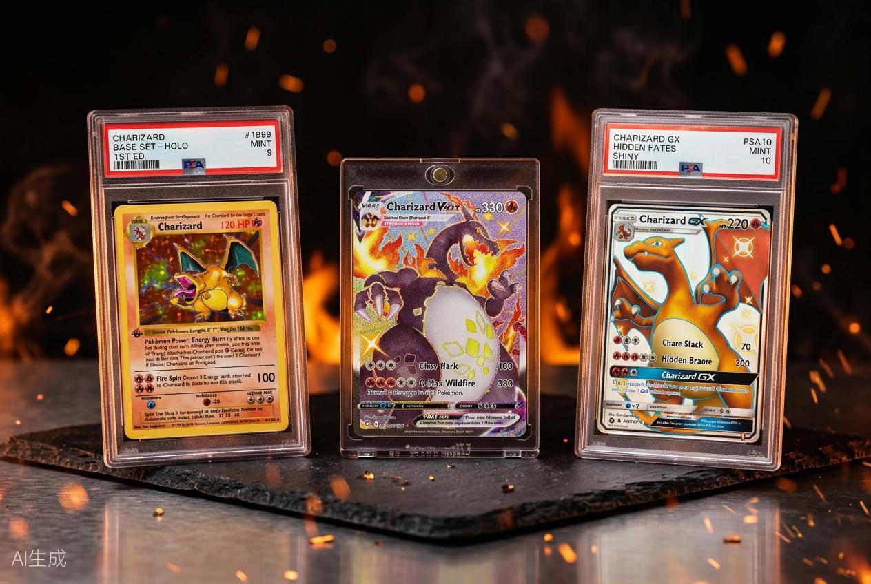 Exemple de lot thématique Dracaufeu Pokémon TCG