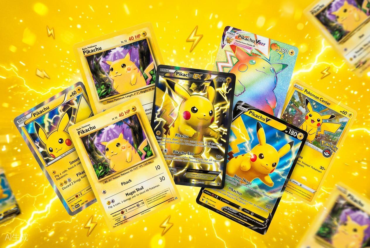 Exemple de lot thématique Pikachu Pokémon TCG